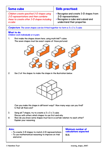 problem solving shapes year 4