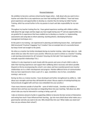 Teaching personal statement examples image