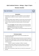 biology aqa a level essay plans