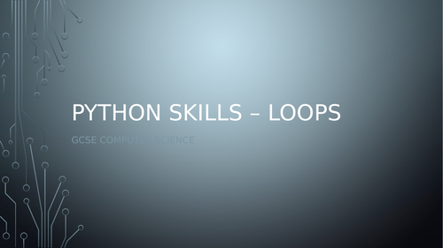 Python Skills Year 10 Lessons | Teaching Resources
