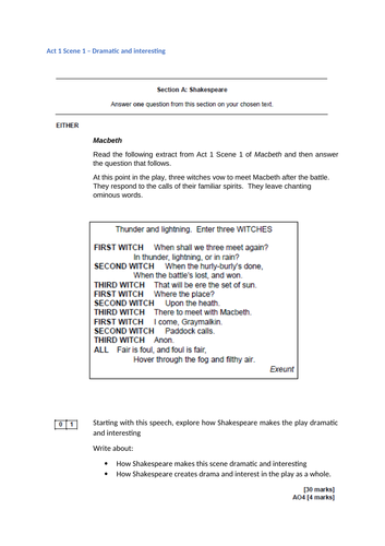 15-aqa-style-macbeth-questions-from-act-one-teaching-resources