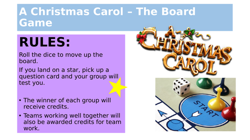 A Christmas Carol the Board Game! | Teaching Resources