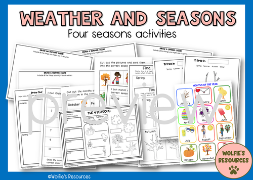 Weather and Seasons Year 1 | Teaching Resources