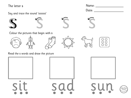 phase 2 phonics worksheets teaching resources