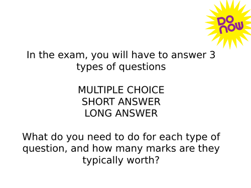 Travel and Tourism BTEC first level 2 - UNIT 1 - lesson 9 - Revision ...