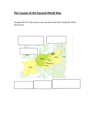 Causes of World War 2 | Teaching Resources