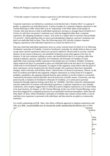 Types of religious experiences image