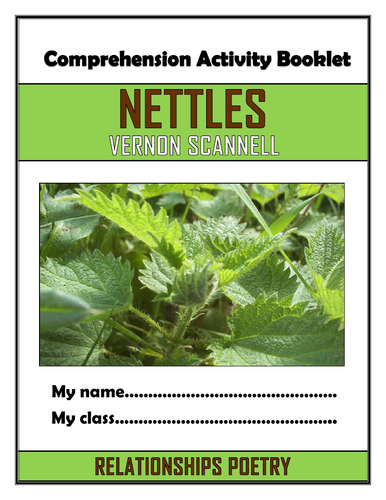 Nettles - Comprehension Activities Booklet!