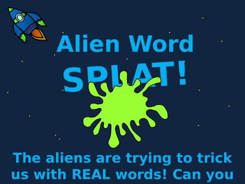 Alien Word Splat! | Teaching Resources