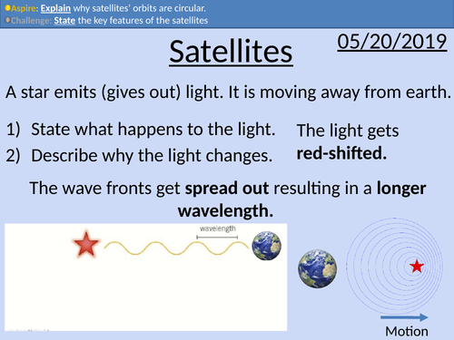 GCSE Physics: Satellites | Teaching Resources
