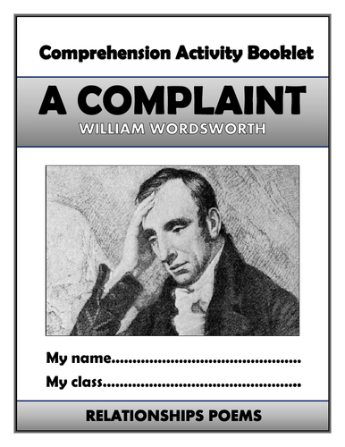A Complaint Comprehension Activities Booklet!