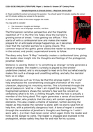 Gcse prose coursework picture