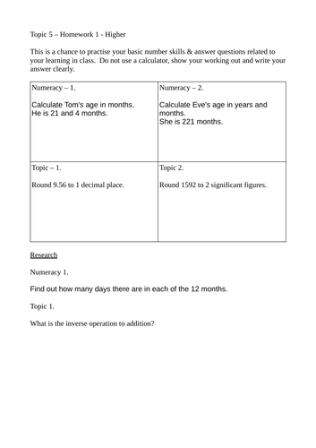 Place value activities ks2 picture