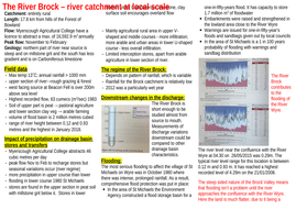 river brock case study a level geography
