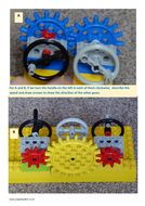 KS2 Forces - gears worksheets | Teaching Resources