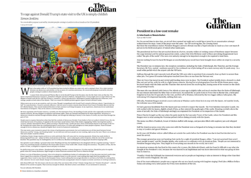AQA 8700/2 GCSE English Language - Paper 2 Pack - Presidential Visits ...