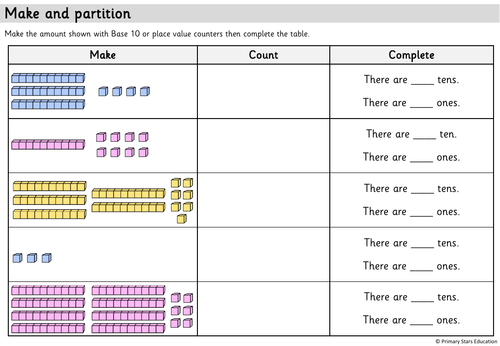 YEAR 1 - Place value within 100 - WEEK 7 - Block 4 - Summer ...