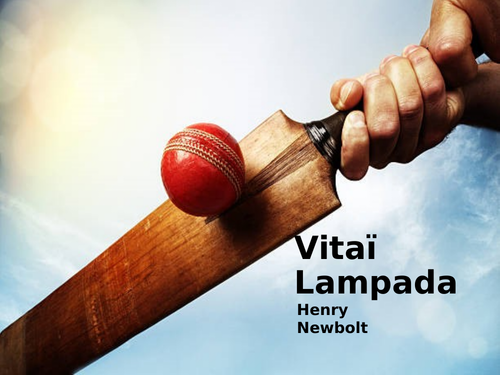 Vitai Lampada by Henry Newbolt- Poetry Analysis (CCEA GCSE Conflict Poetry)