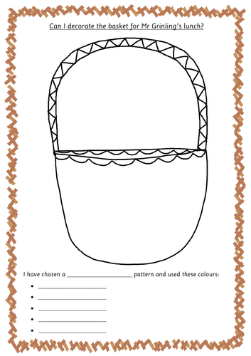 The Lighthouse Keeper's Lunch Basket Making and Designing | Teaching ...