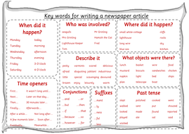 The Lighthouse Keeper's Lunch Newspaper Report | Teaching ...
