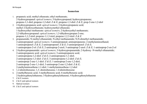 a level year 2 chemistry worksheets teaching resources