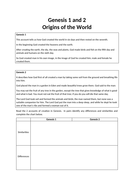 Genesis Worksheets For Adults