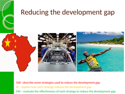 gap reducing development