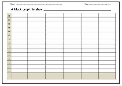 Block Graph Template | Teaching Resources