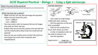 gcse biology practical experiments