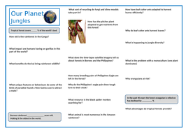 Our Planet Jungles by DocGeog | Teaching Resources
