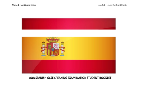 aqa-spanish-gcse-speaking-preparation-booklet-for-students-teaching