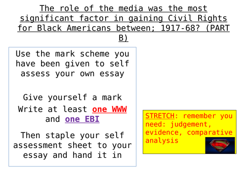 Lesson 8 - the impact of the civil rights movement USA