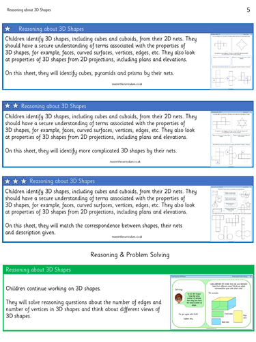 Year 5- Summer - Week 3 Differentiated Properties of Shape Worksheets ...