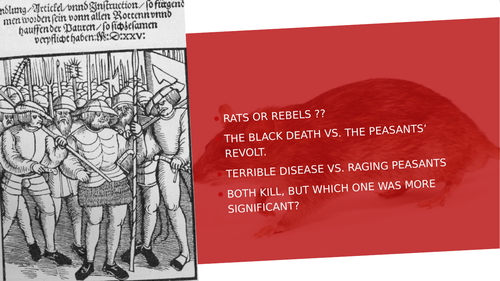 the black death and the peasants revolt teaching resources