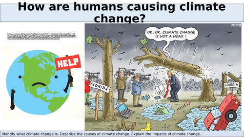 How are Humans causing climate change? | Teaching Resources