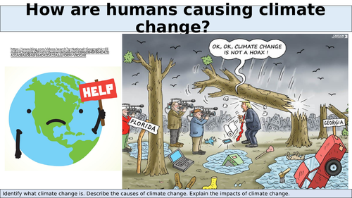 climate change caused by humans essay