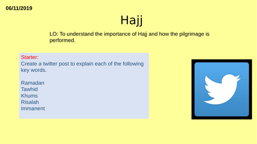 AQA GCSE RE RS - Islam Practices L5 - Hajj