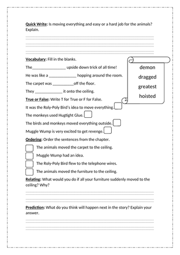 the twits guided reading activities year 2 teaching
