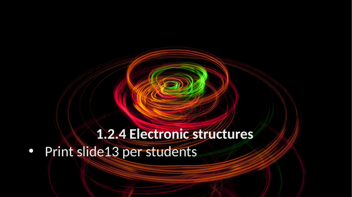 1.2.4 Electronic structures (AQA 9-1 Synergy)