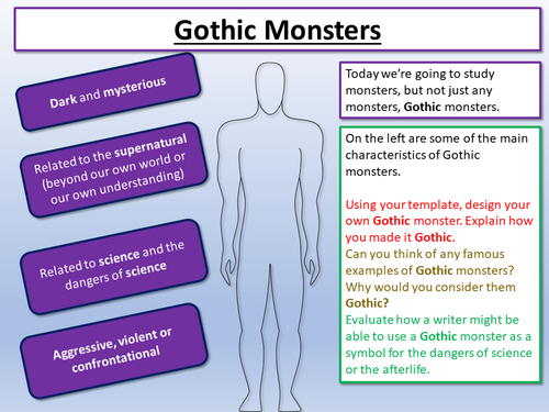 gothic-monsters-teaching-resources