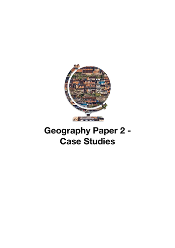 how to answer case study questions in geography igcse