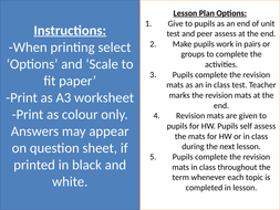 B1 Revision Mats | 4.3 Infection & Response | AQA | With Answers