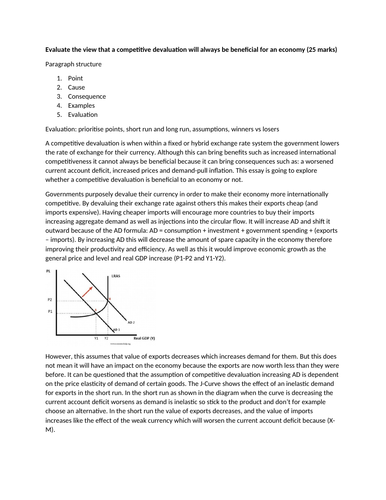 a level economics essays