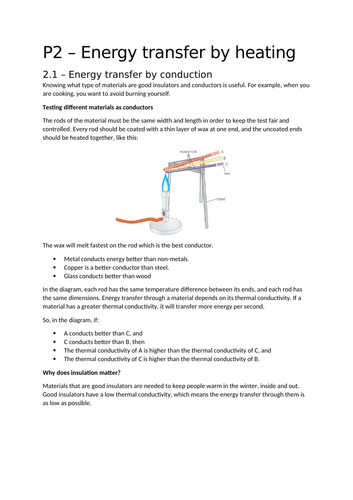 AQA Trilogy - Physics P1 Summaries