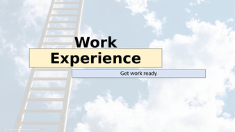 Work Ready/Work Experience Preparation Skills Tutorials | Teaching