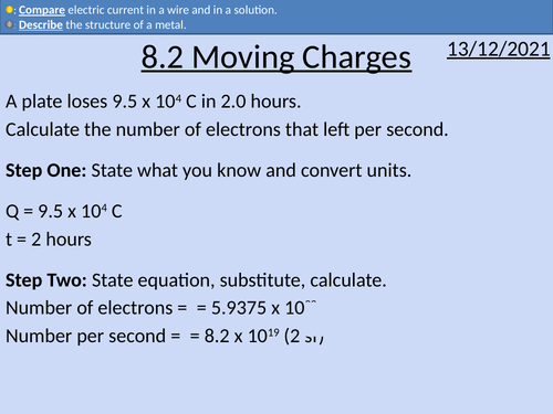 OCR AS level Physics: Moving Charges