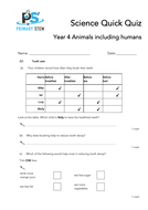 primary science quick quizzes year 4 teaching resources