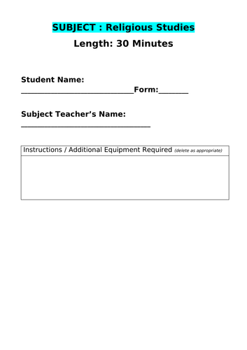 Morality Assessment