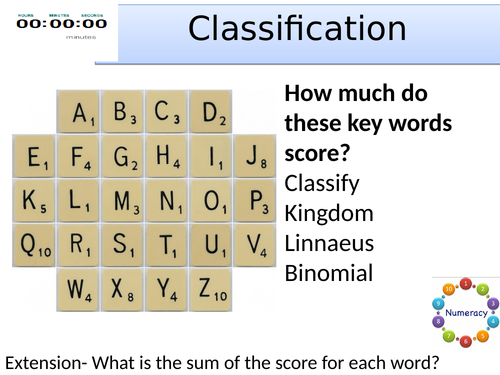 Topic 7 Classification AQA trilogy