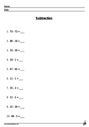 Addition & Subtraction year 2 objectives | Teaching Resources